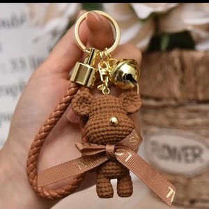 Trending teddy bear and rabbit keychain